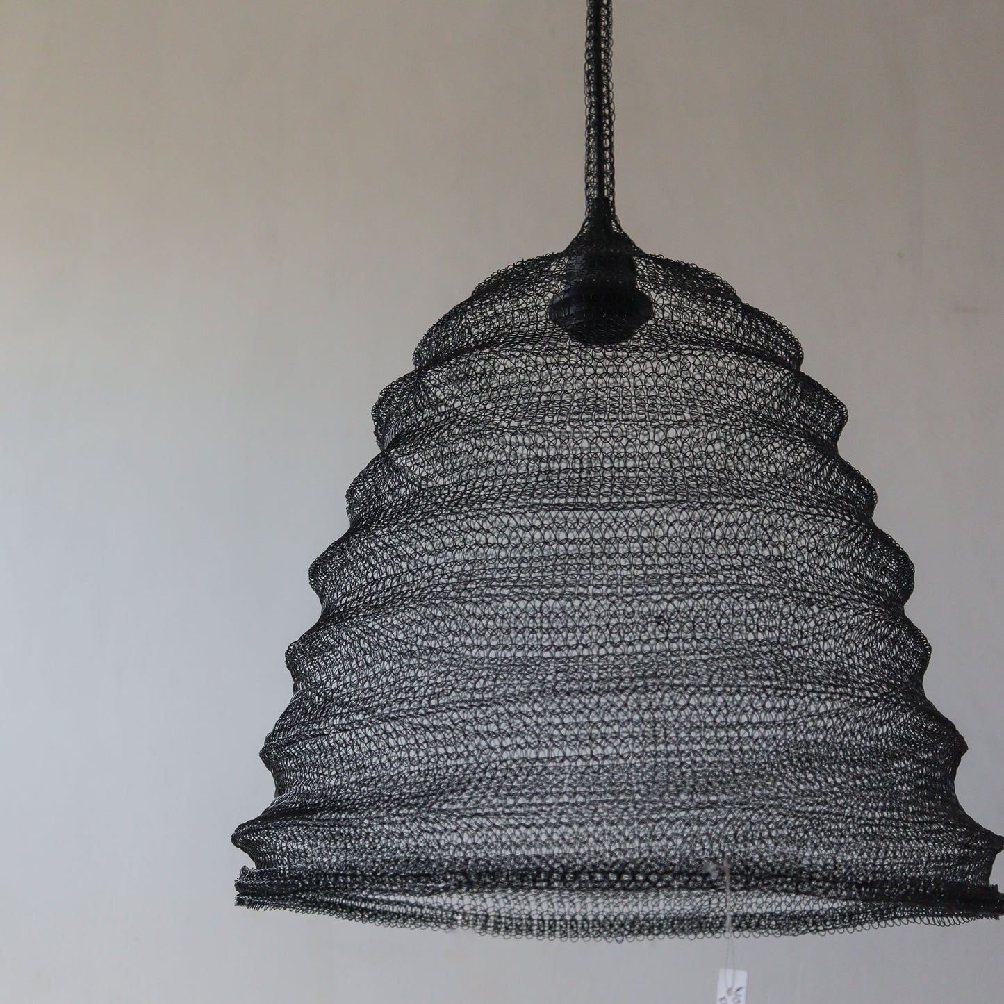 Wire Mesh Chandelier Tuju Design Black