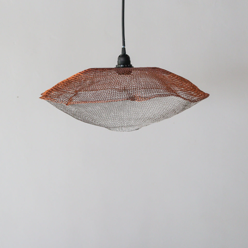Wire Copper Mesh Lampshade Cloud shape