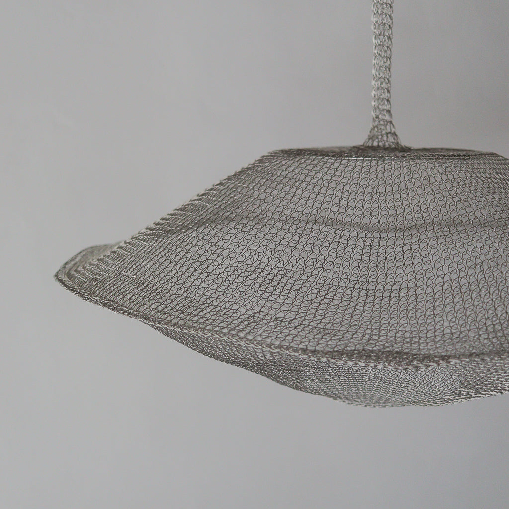 Wire Mesh Pendant Light Stainless Cloud Design