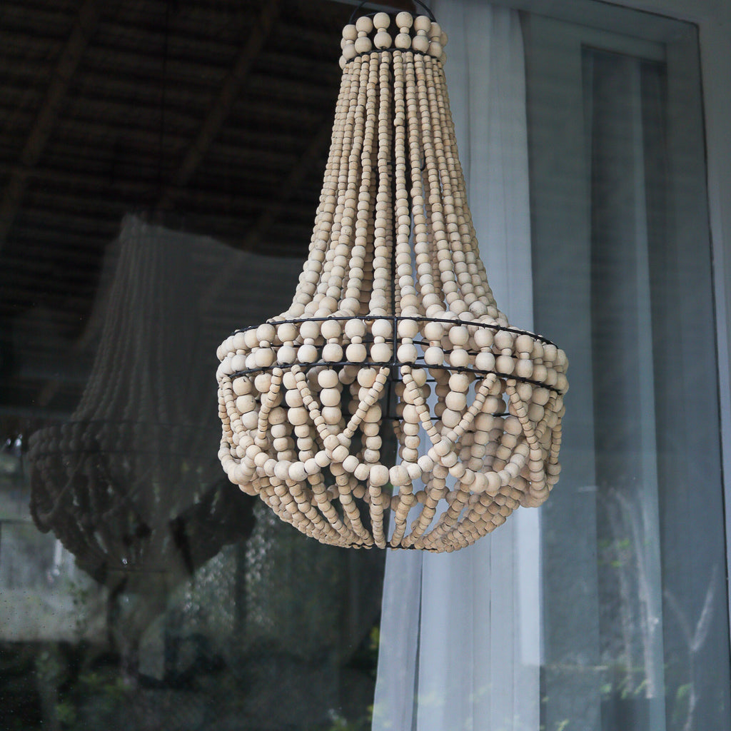 Beaded Chandelier Natural Nest Design
