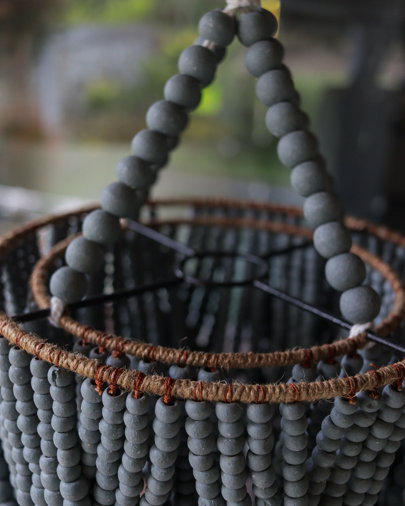 Beaded Chandelier Gray Roomi Design