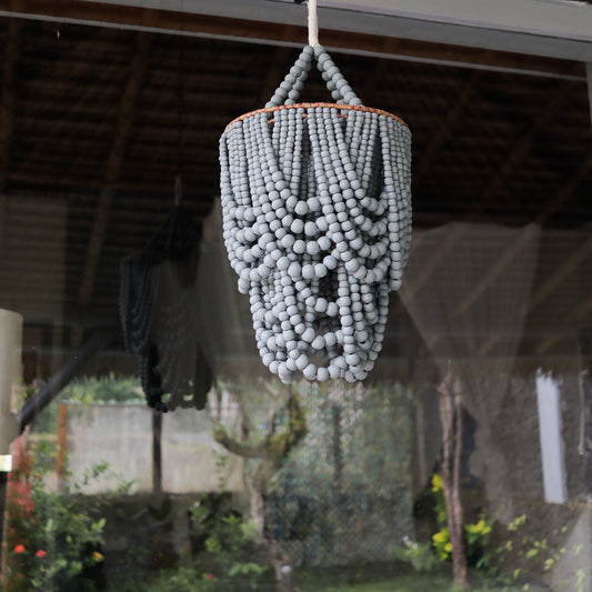 Beaded Chandelier Gray Roomi Design
