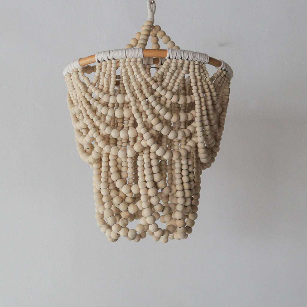 Bead Bohemian Chandelier in Natural Color
