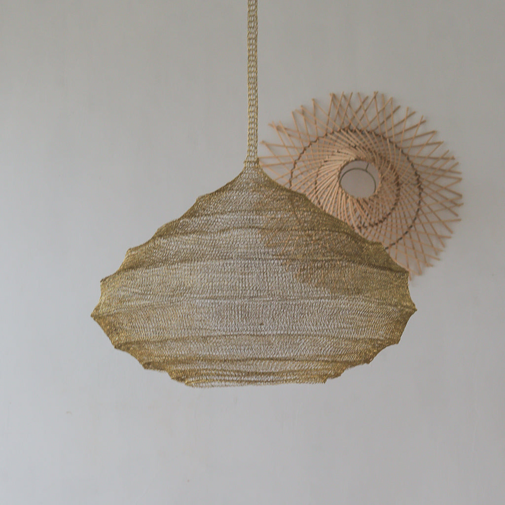 Brass Wire Mesh Chandelier Patpat design