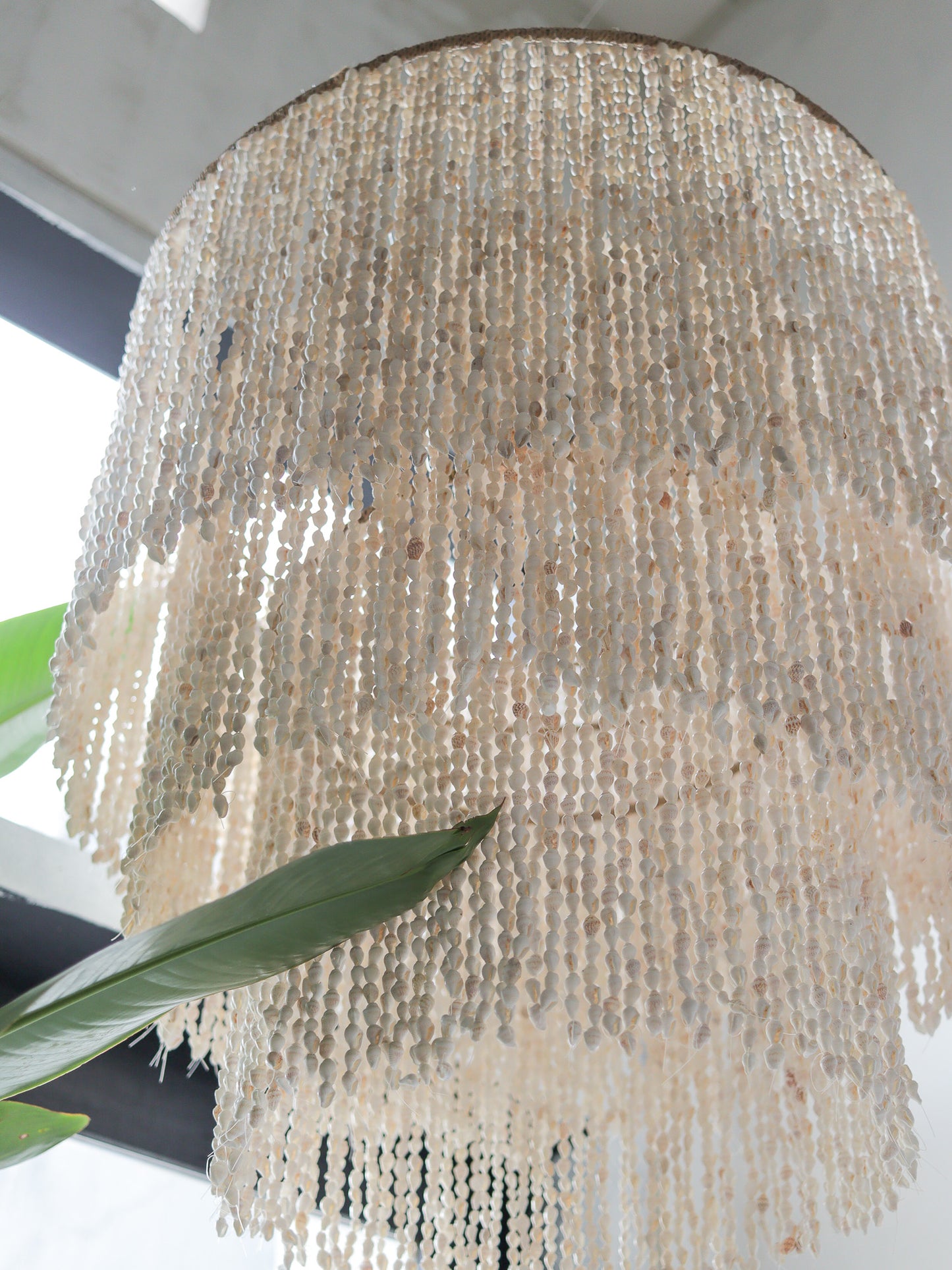 Bohemian Seashell Chandelier Tiered