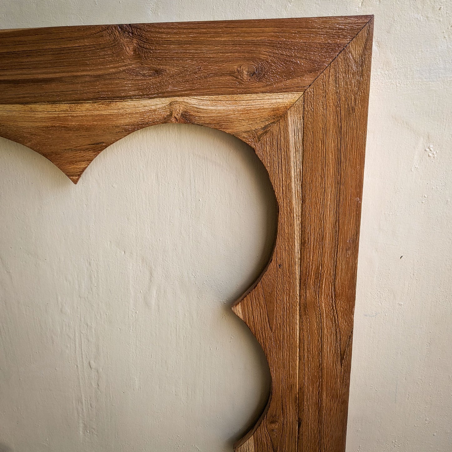 Arch Frame Mirror Teak Wood