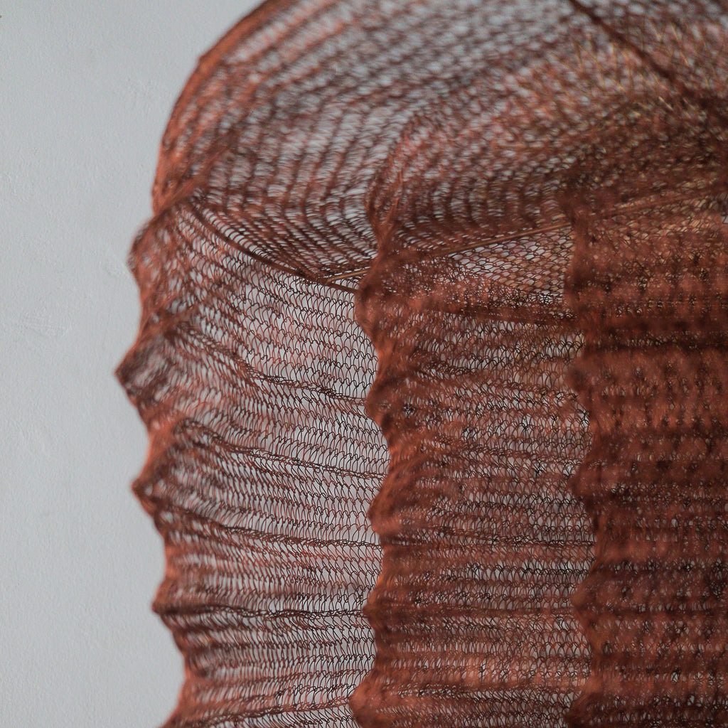 Copper Wire Mesh Chandelier Tiered Siji Design