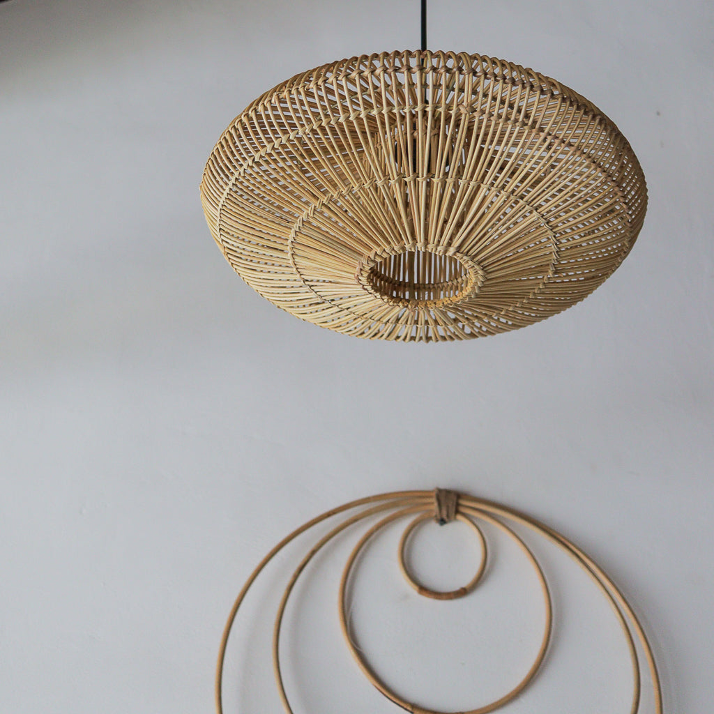 Handmade Rattan Pendant Light Bulon Design