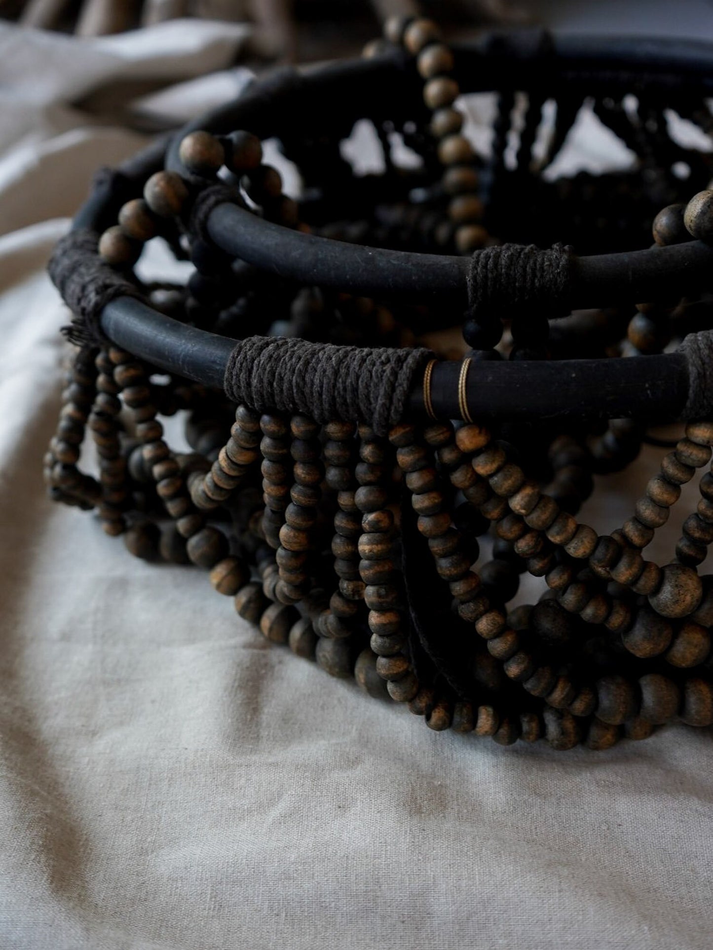 Vintage Beaded Ceiling light Bali