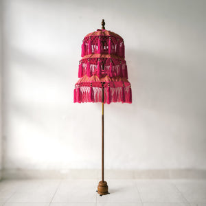 Triple Bali parasol in Pink Mini