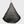 Handcrafted black iron hanging lamp with a conical, layered mesh design