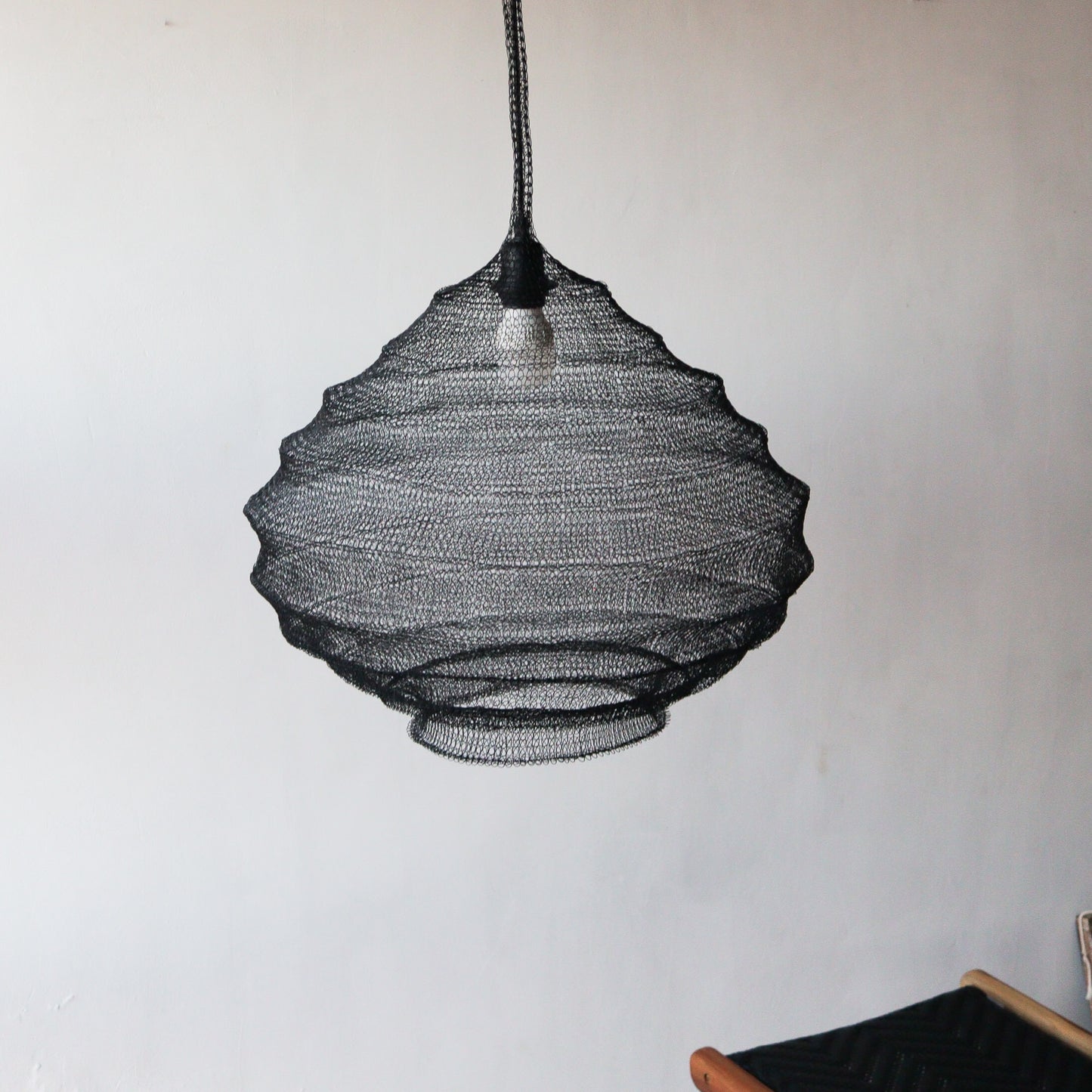 Black Wire Mesh Lampshade