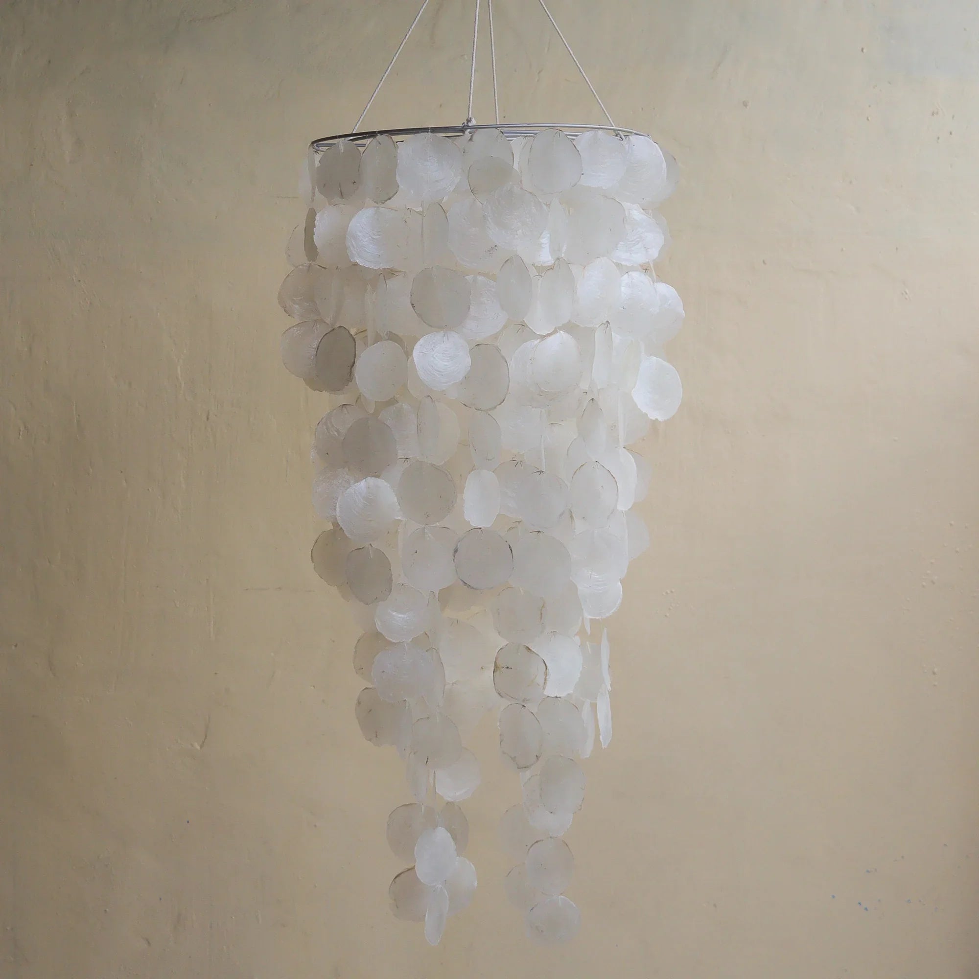 Capiz Shell Cladding Natural Capiz Shell Chandelier – roomidecor