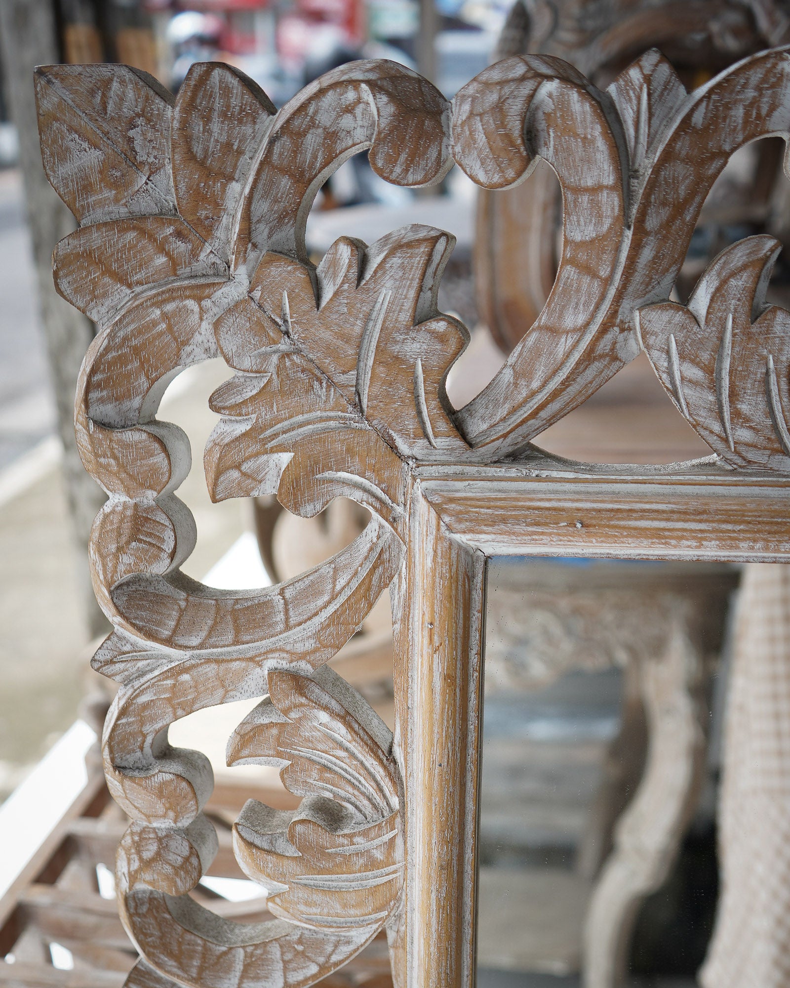 Wooden carved mirrors