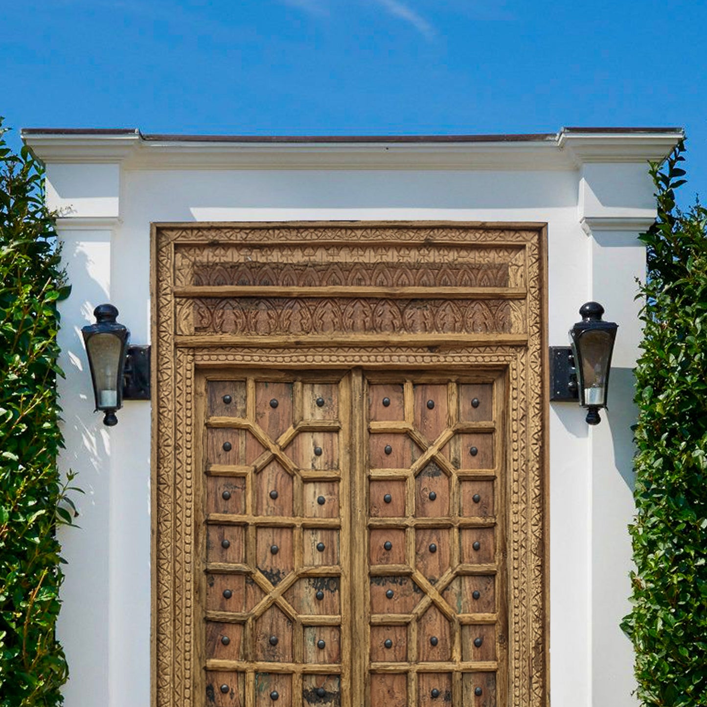 Hand carved Wooden Door Modern
