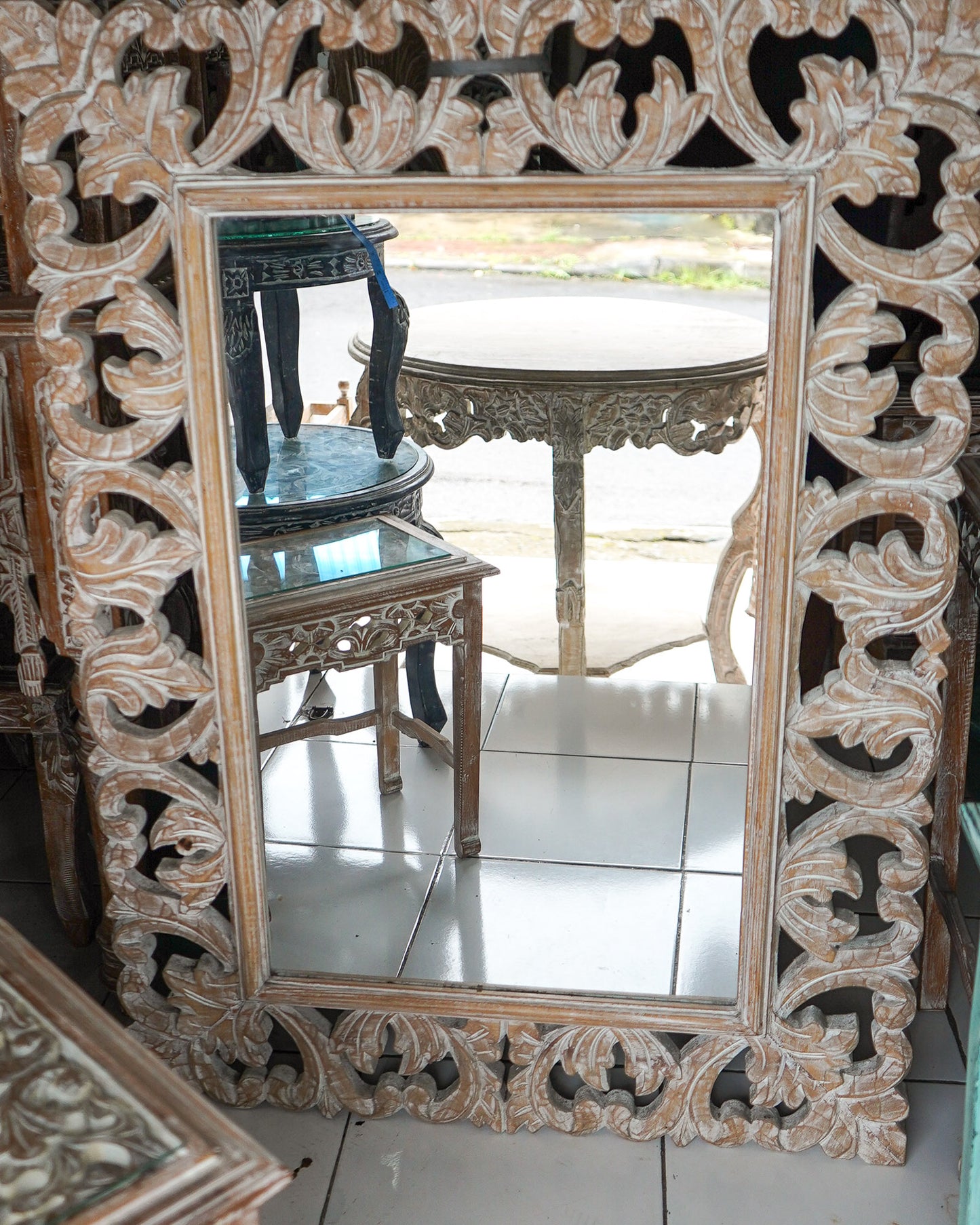 Bali frame mirror