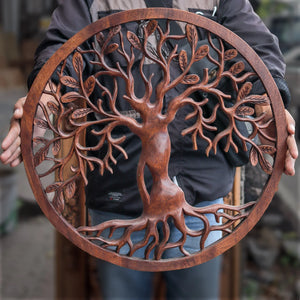 Hand Carved Wall Panel Bali