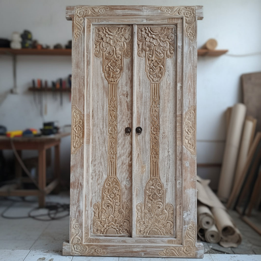 Carved wooden Door