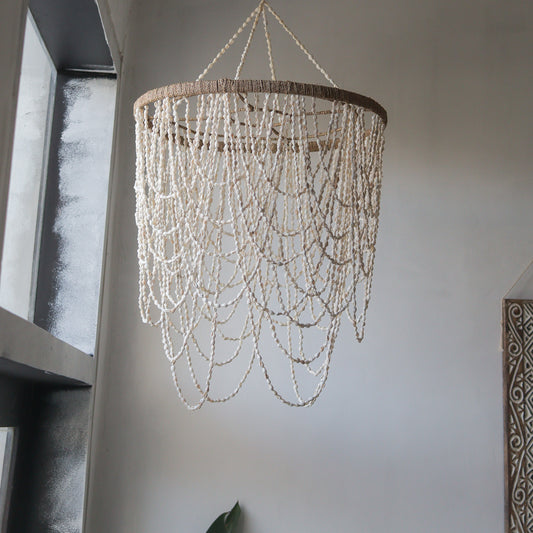 housewarming Seashell chandelier