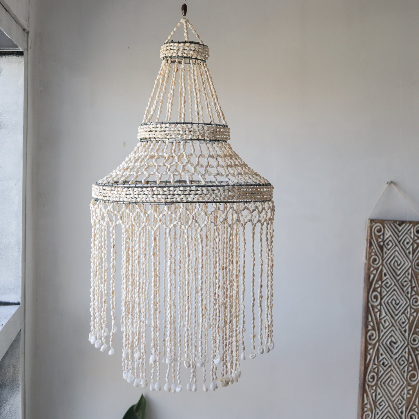 Home decor Sea shell chandelier Bali