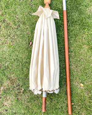 outdoor parasol decor