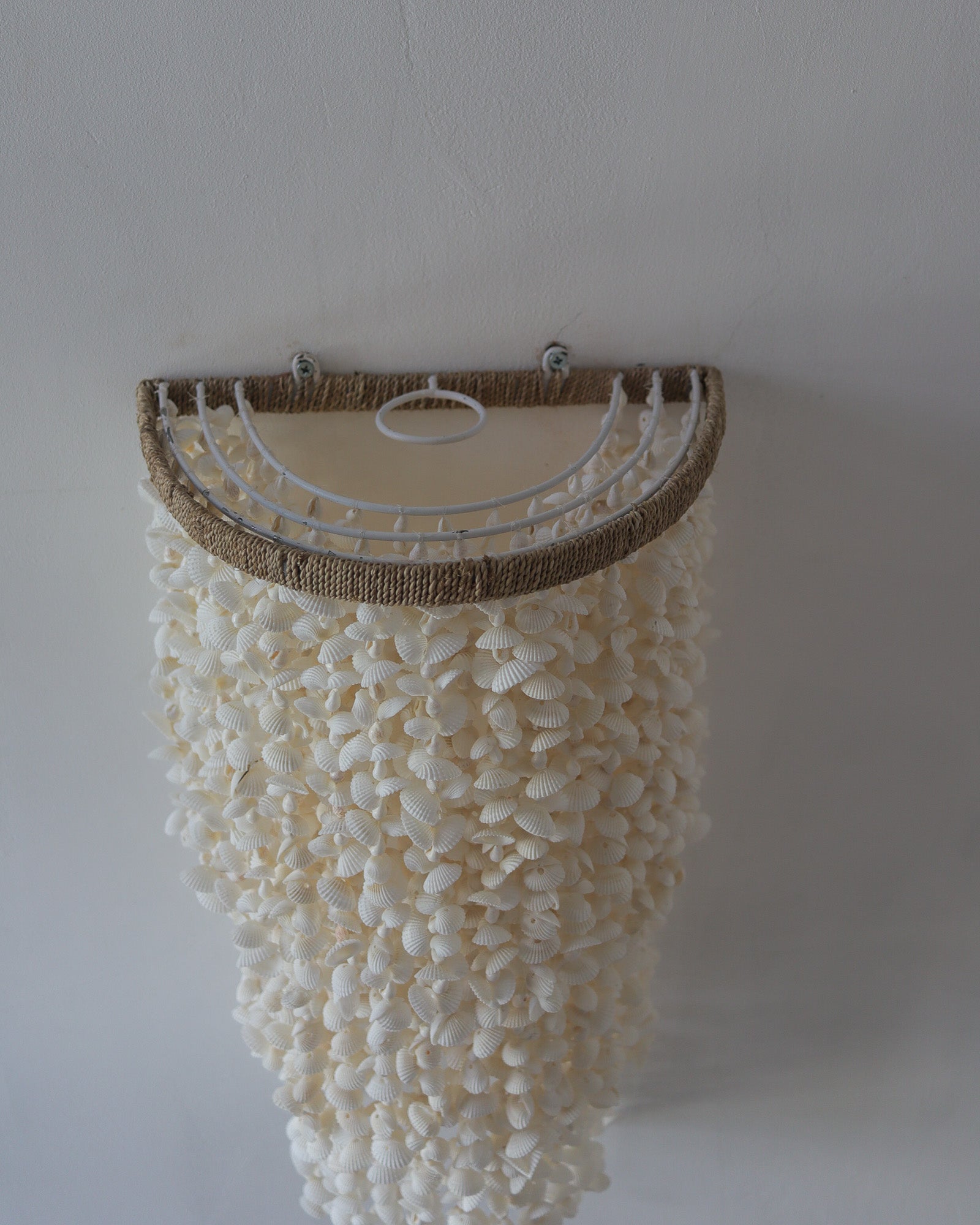 Wall Sconce from seashell