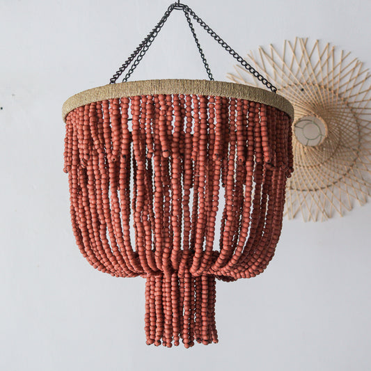 Bead Chandelier-Terracotta