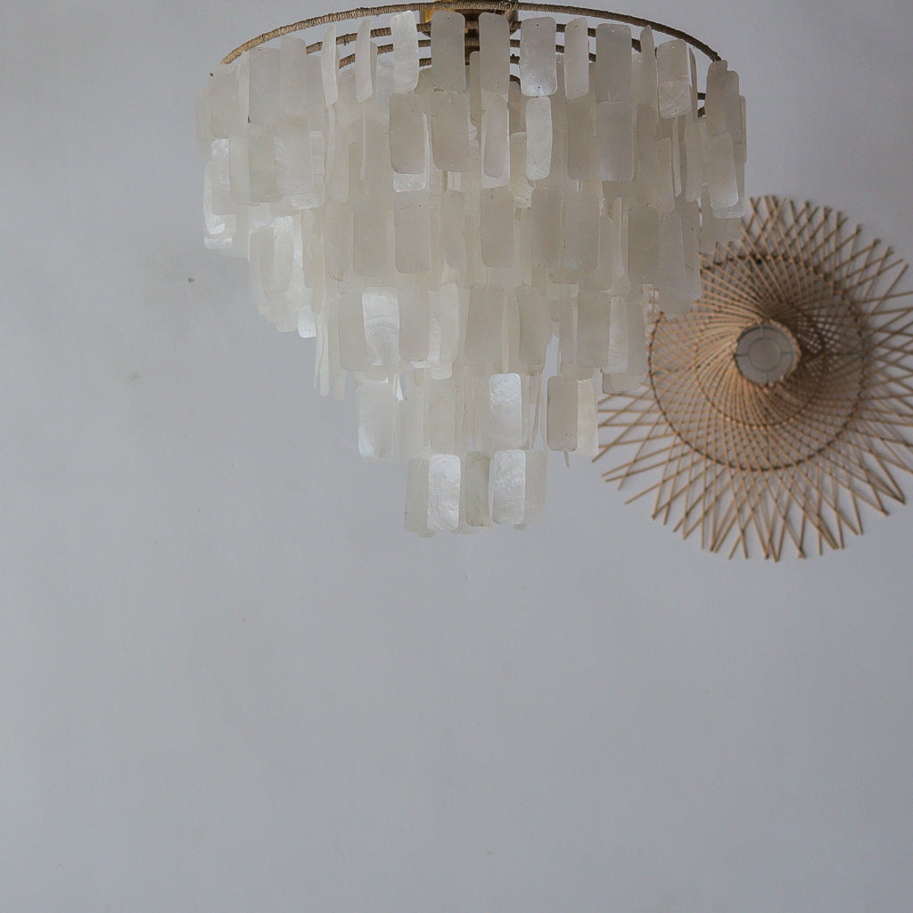 Capiz Shell Chandelier Tetes Design