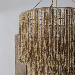 Beaded Glass Chandelier Tiered Tumpuk Design