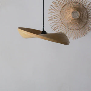 Bamboo Ceiling Light Spiral