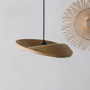 Bamboo Ceiling Light Spiral