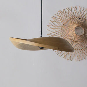 Bamboo Ceiling Light Spiral