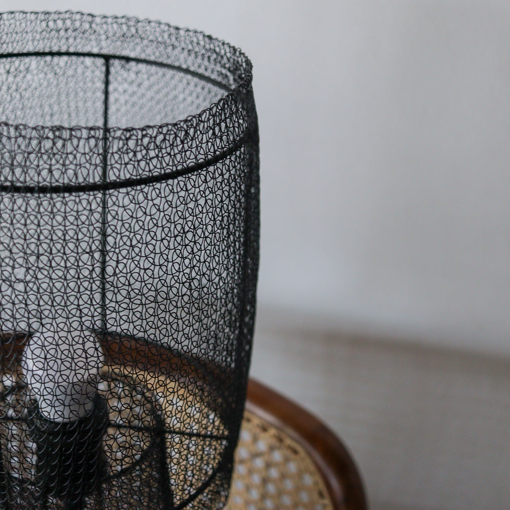 Black Wire Mesh Table Lamp Palas Design