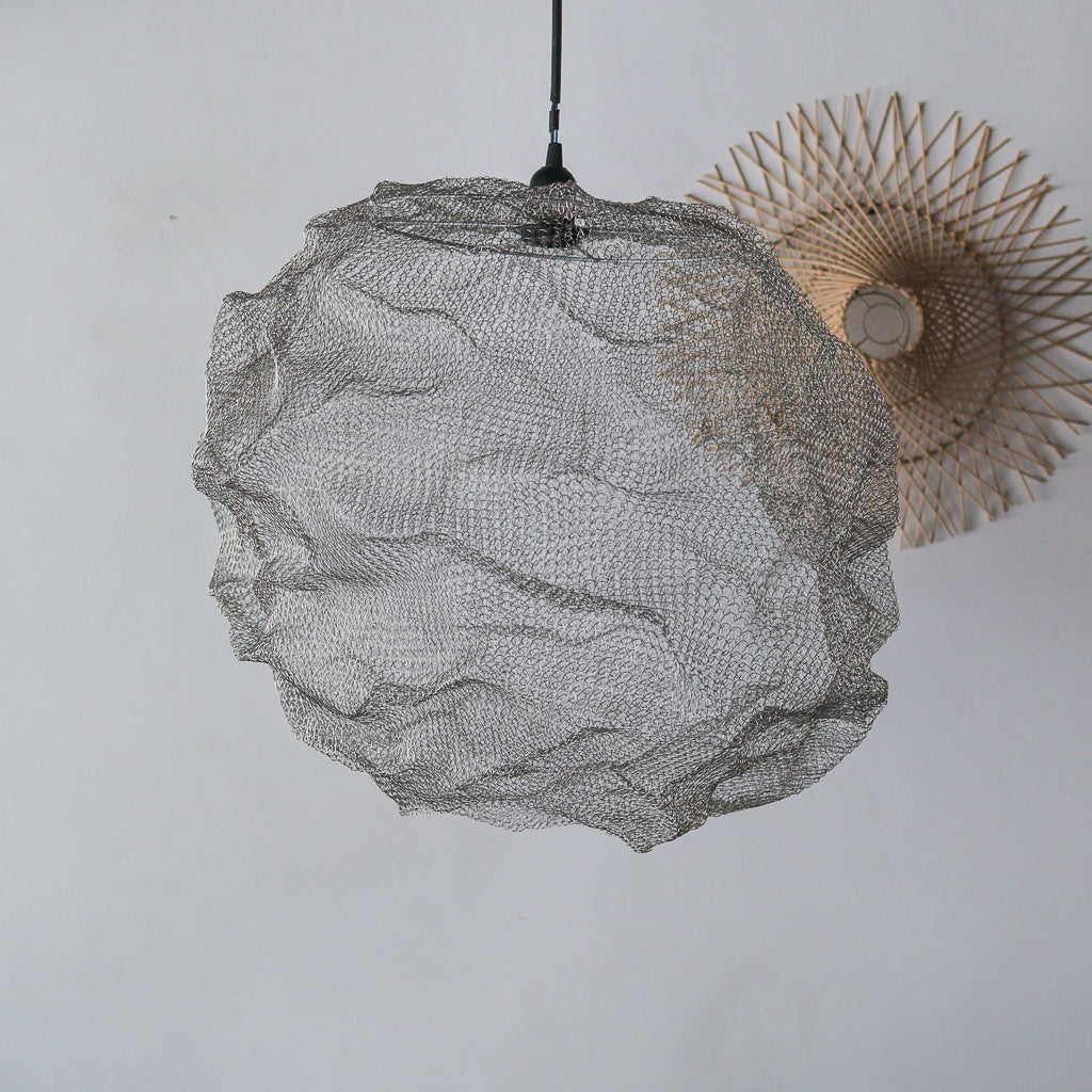 Wire Mesh Pendant Light  Cloud Uwug Design