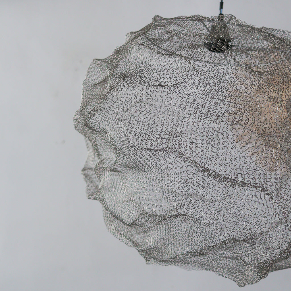 Wire Mesh Pendant Light  Cloud Uwug Design