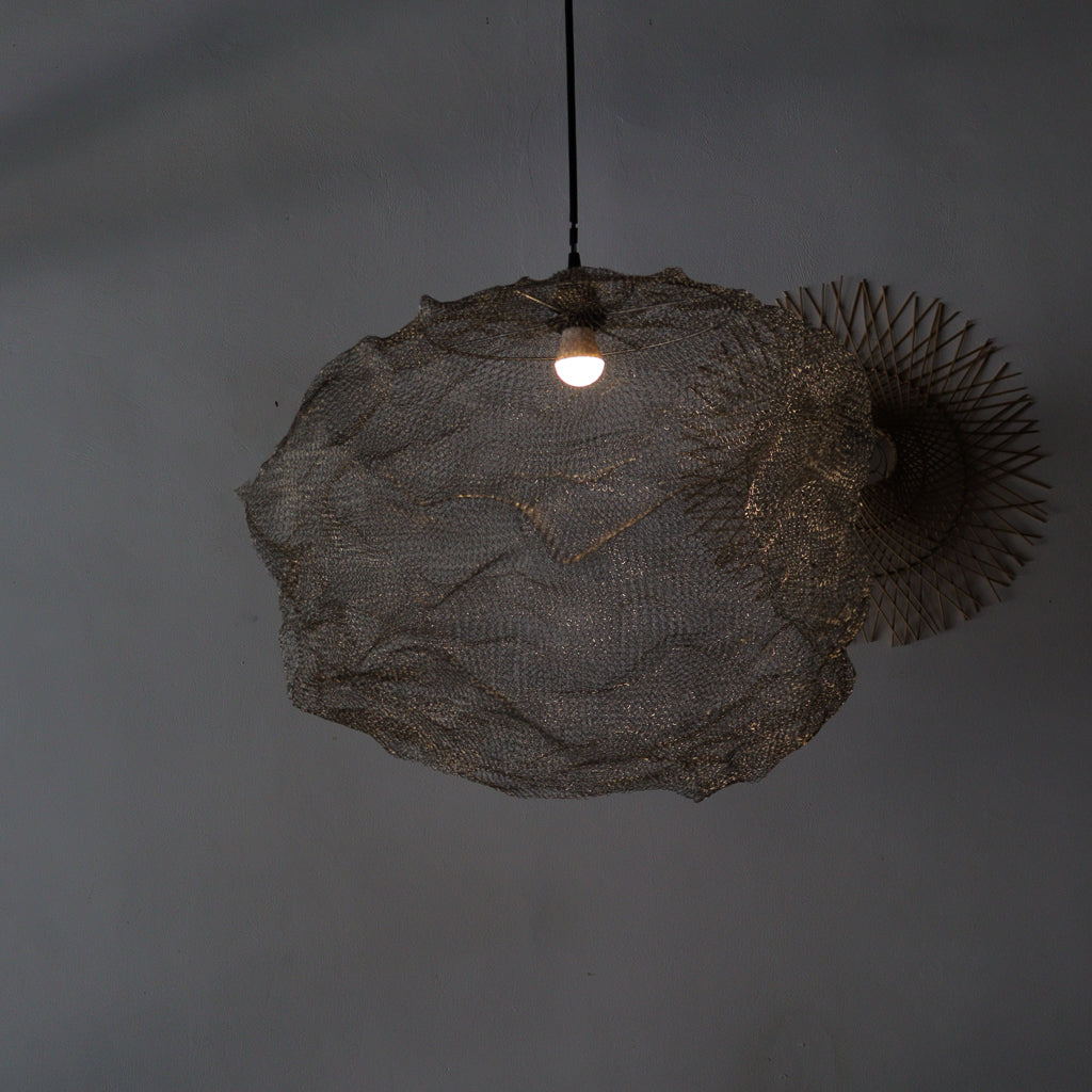 Wire Mesh Pendant Light  Cloud Uwug Design