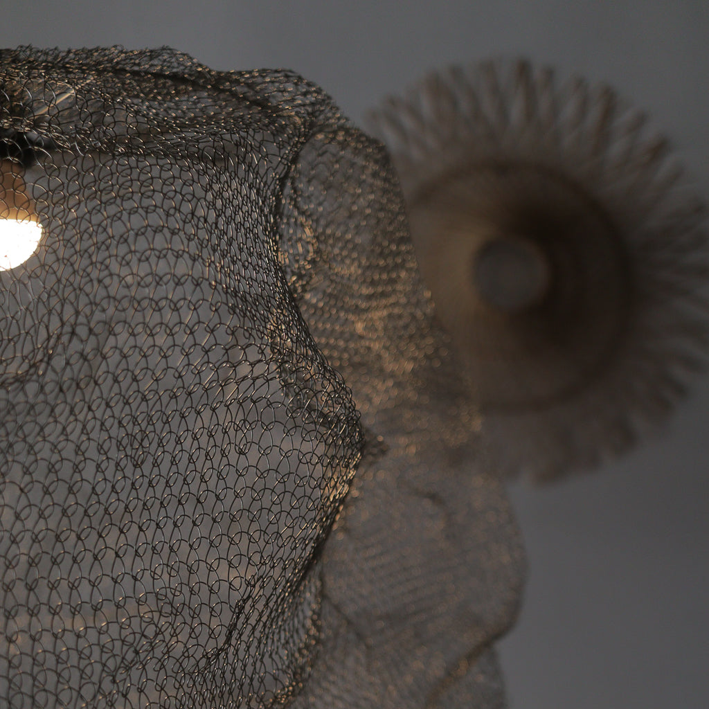 Wire Mesh Pendant Light  Cloud Uwug Design