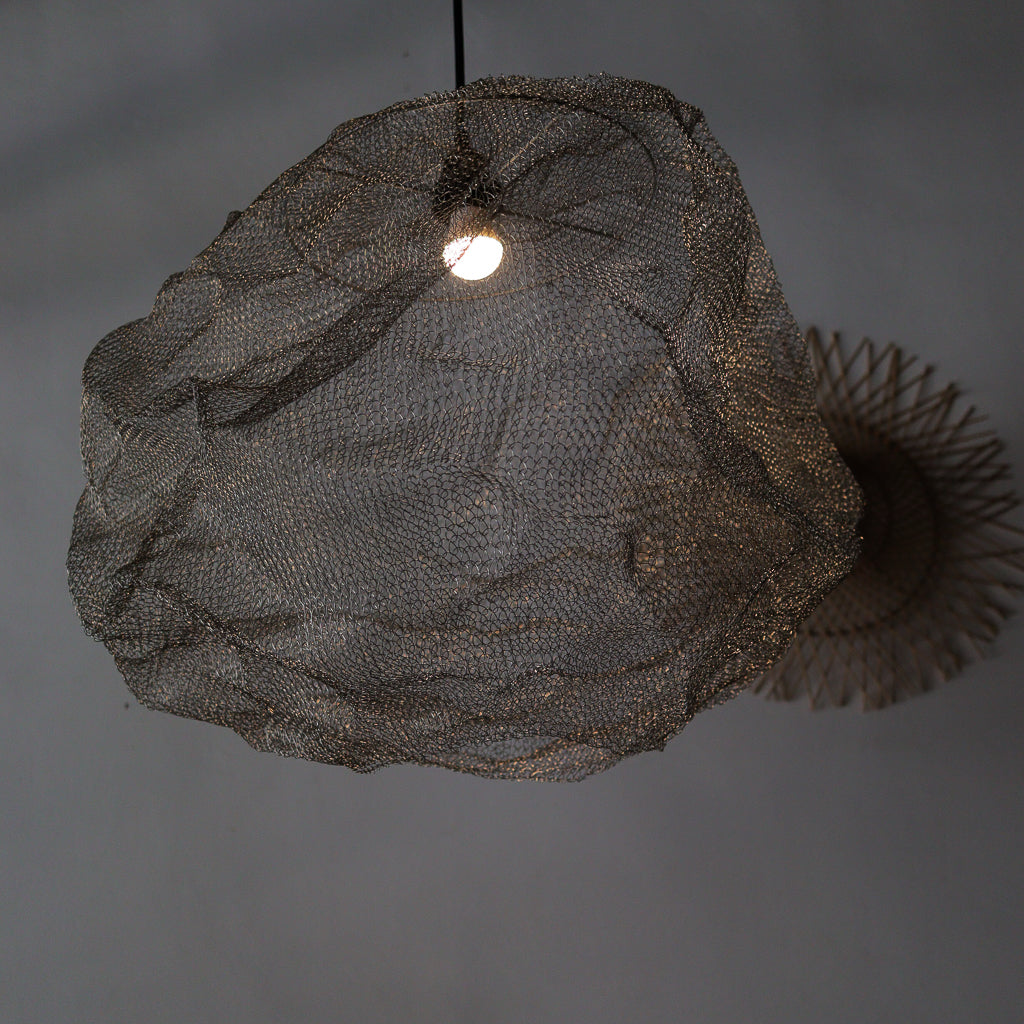 Wire Mesh Pendant Light  Cloud Uwug Design