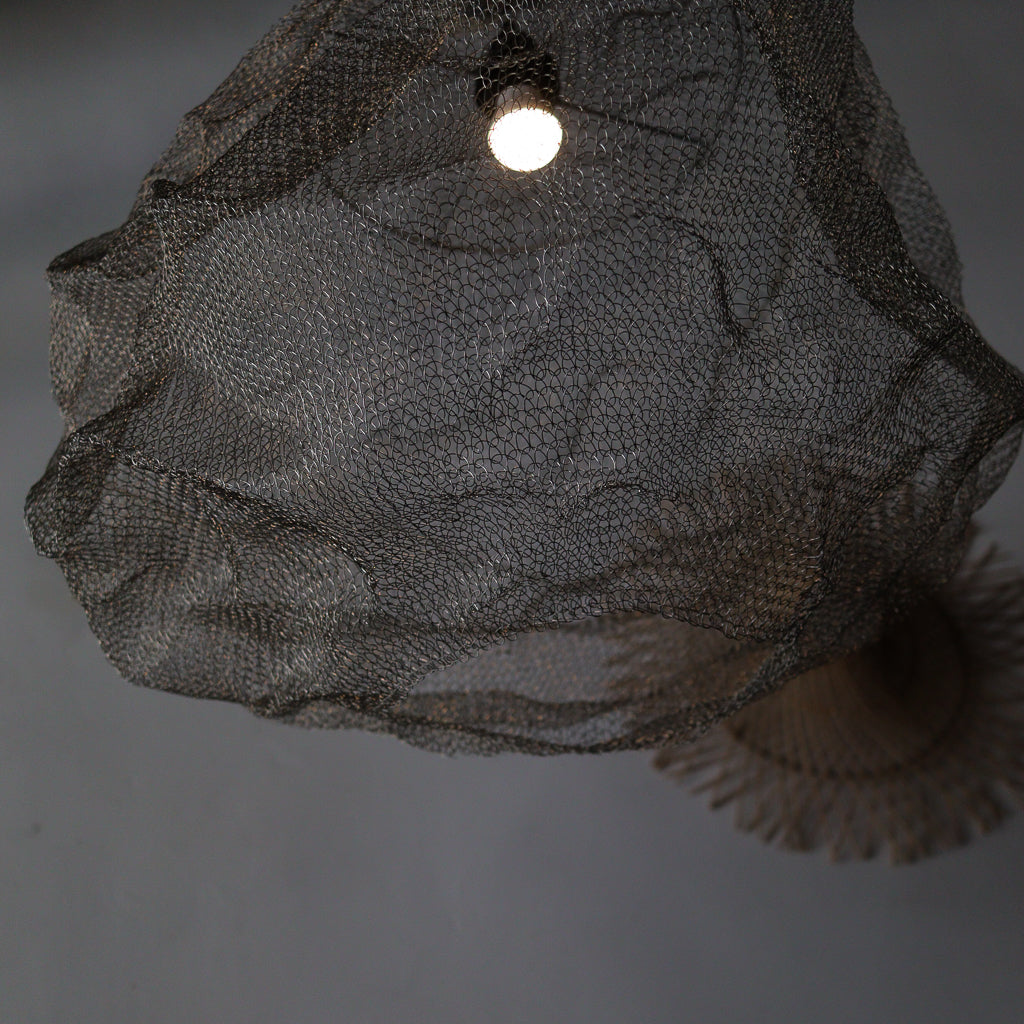 Wire Mesh Pendant Light  Cloud Uwug Design