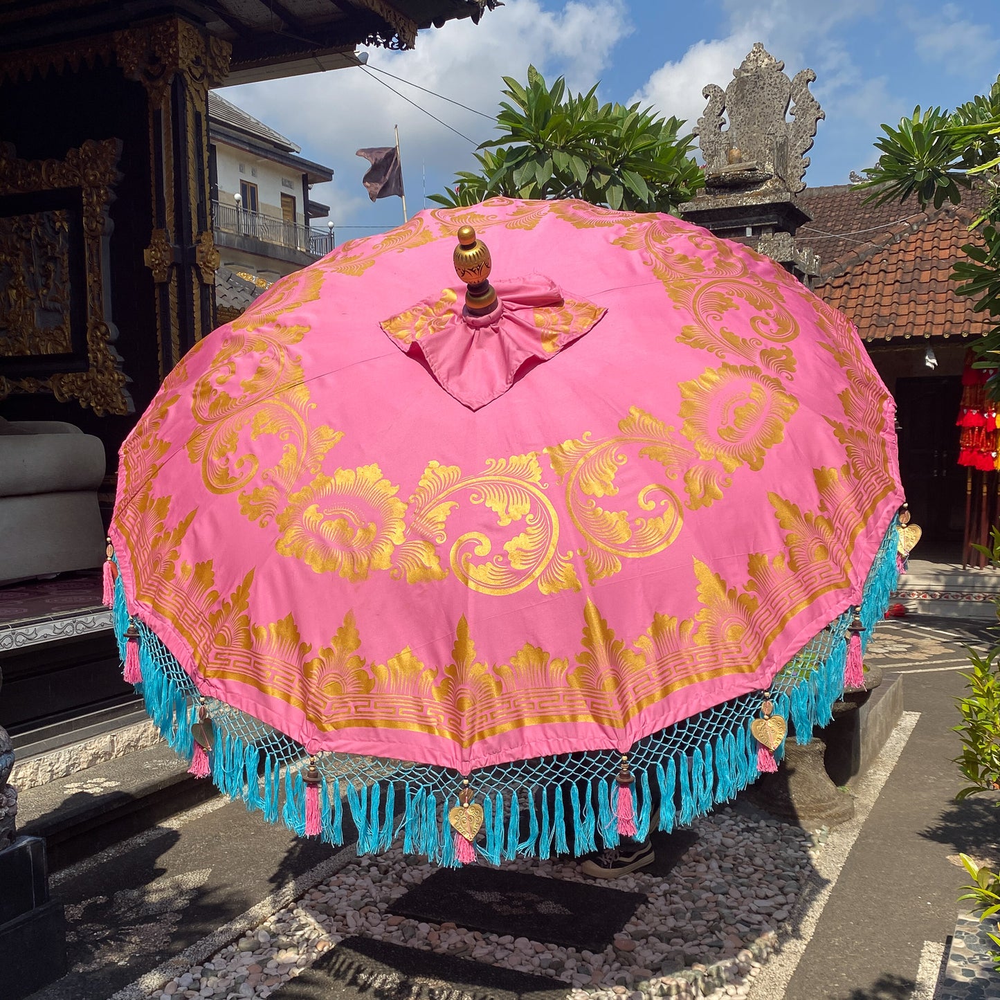 Balinese Umbrella in Pink