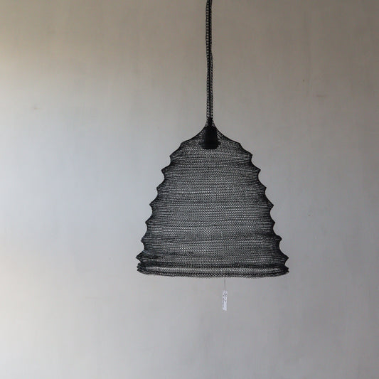 Black Metal Mesh Lamp shade in Black