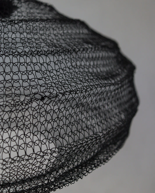 Wire Mesh Chandelier Patpat design in Black