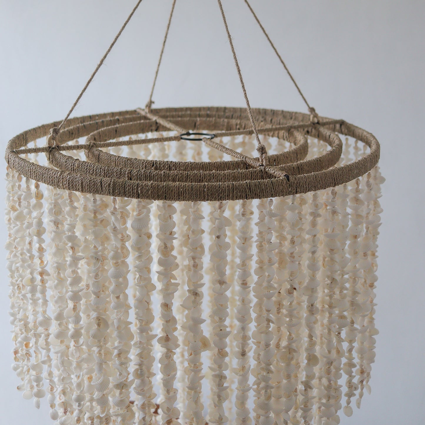 Seashell Chandelier Long Tiered Kor-Kor Design