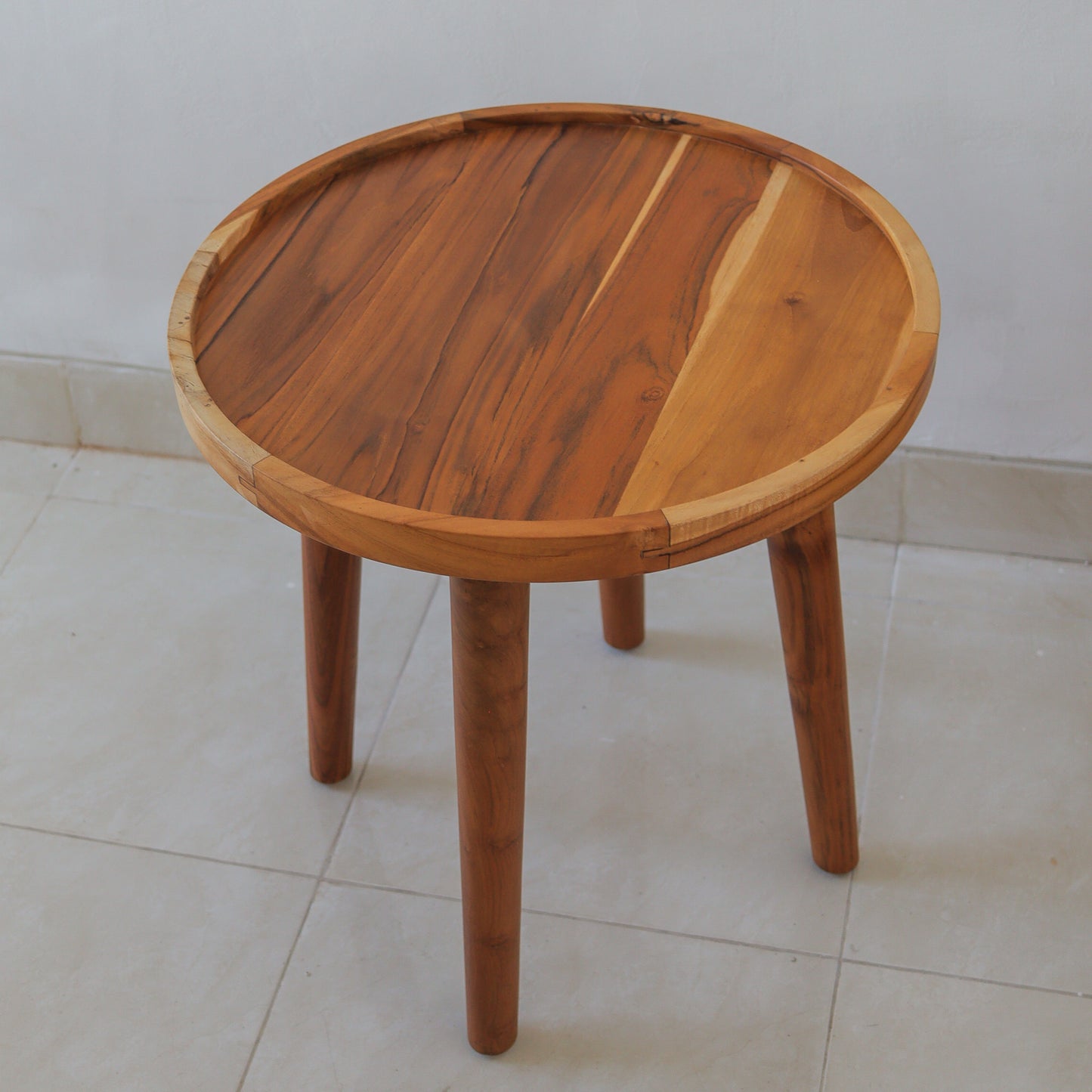 Wooden Round Table, Coffee Table