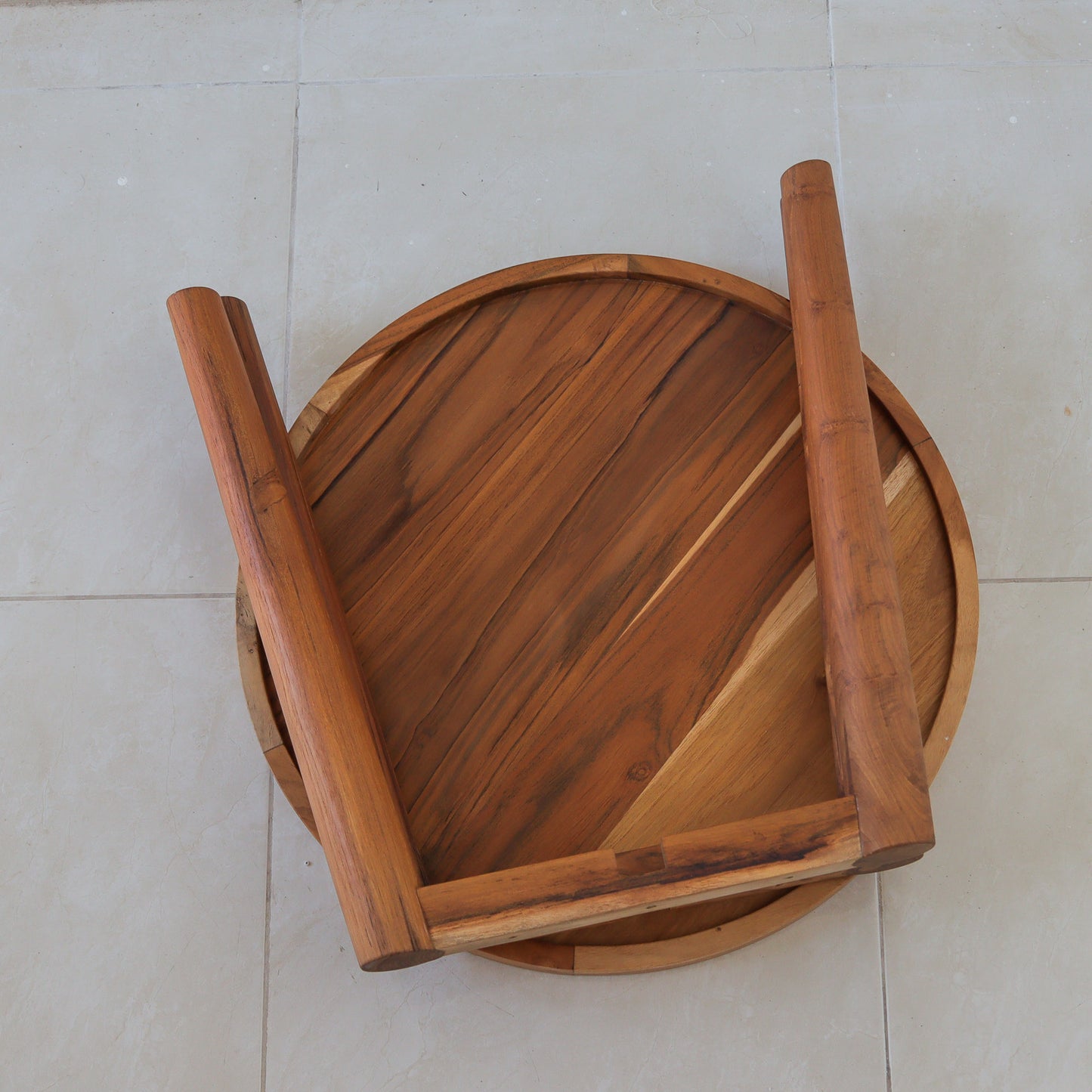 Wooden Round Table, Coffee Table