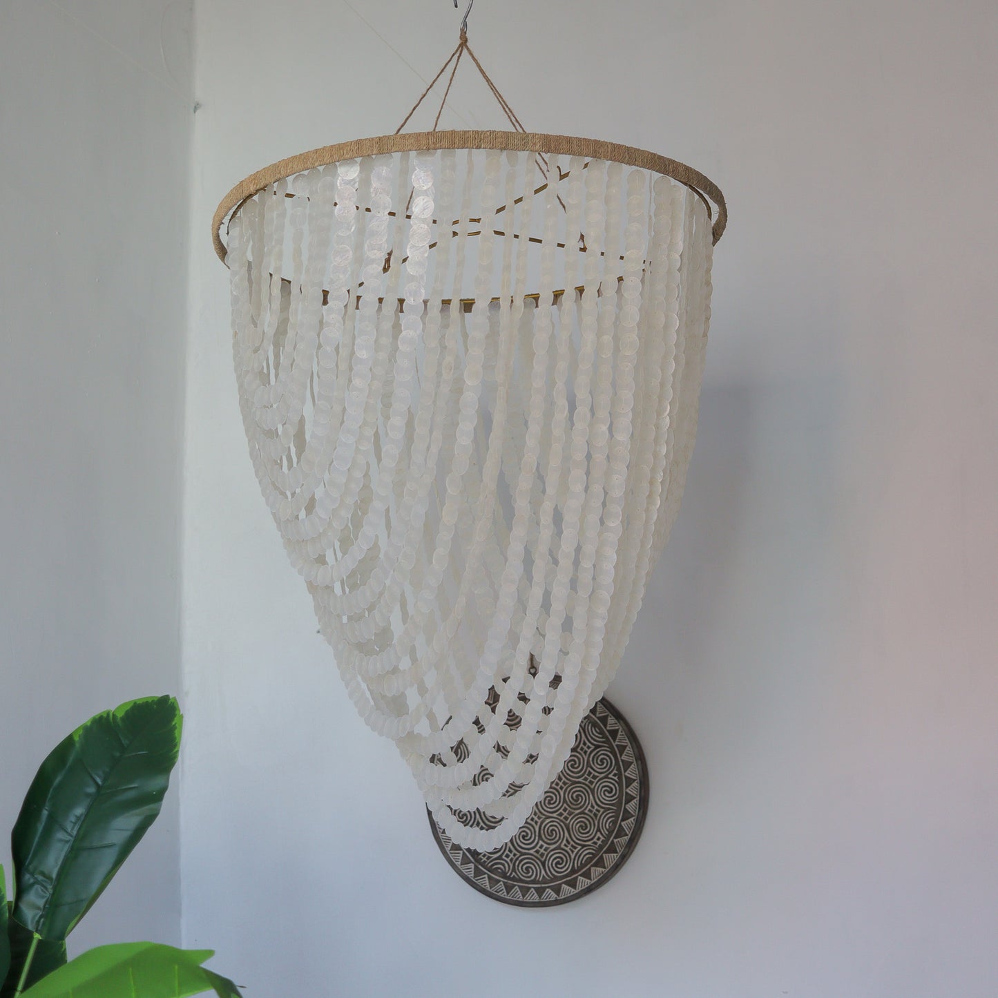 Capiz Shell Chandelier