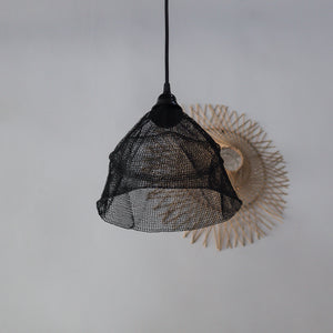 Handknitted Wire Mesh Chandelier Diamond Design