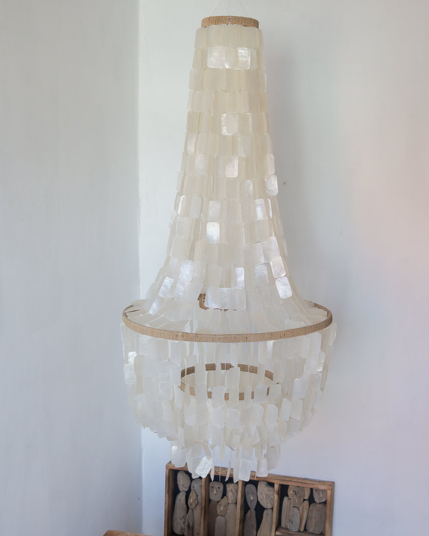 Capiz Shell Chandelier Classic Design