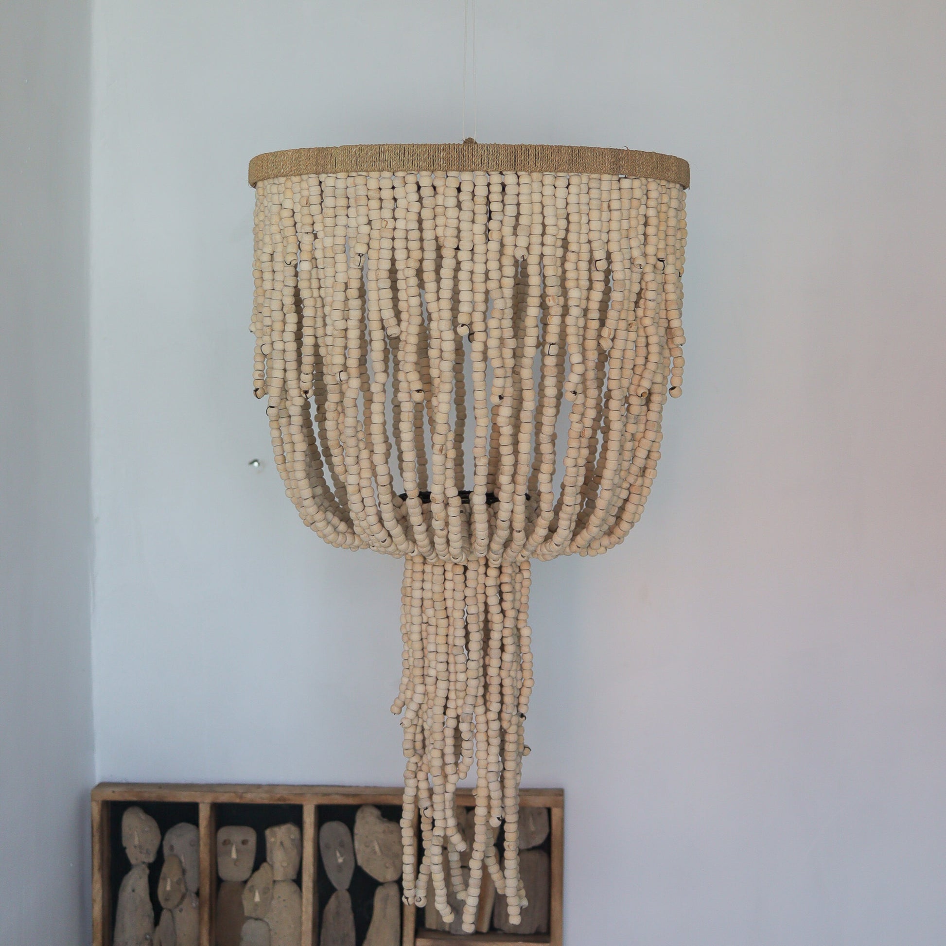 beaded lampshade