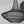 Large black wire mesh chandelier in teardrop shape, handcrafted from copper mesh iron in Bali.